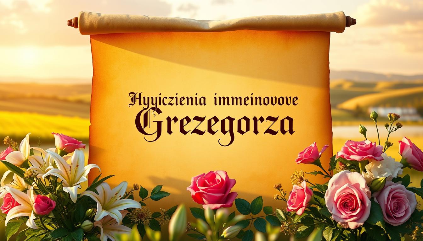 Życzenia imieninowe dla grzegorza