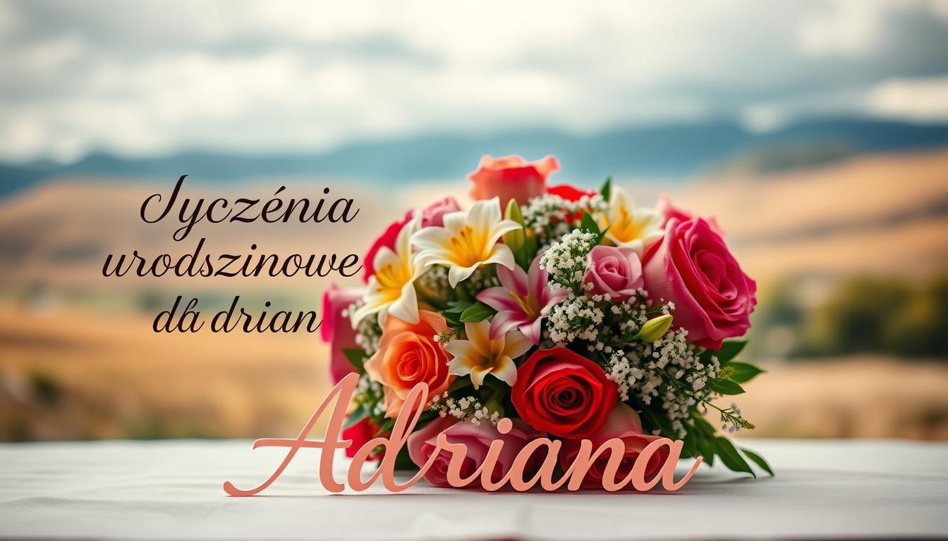 Życzenia urodzinowe dla adriana