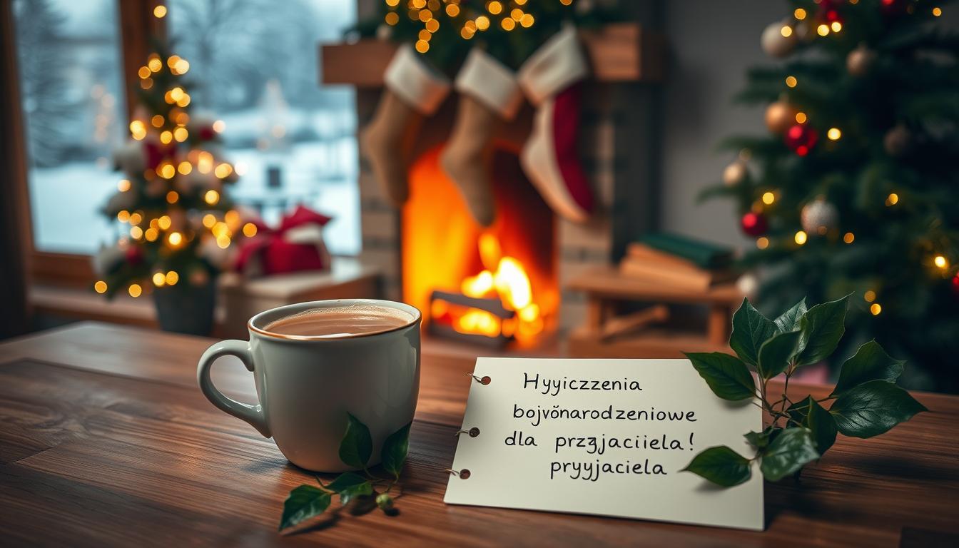 Życzenia bożonarodzeniowe dla przyjaciela