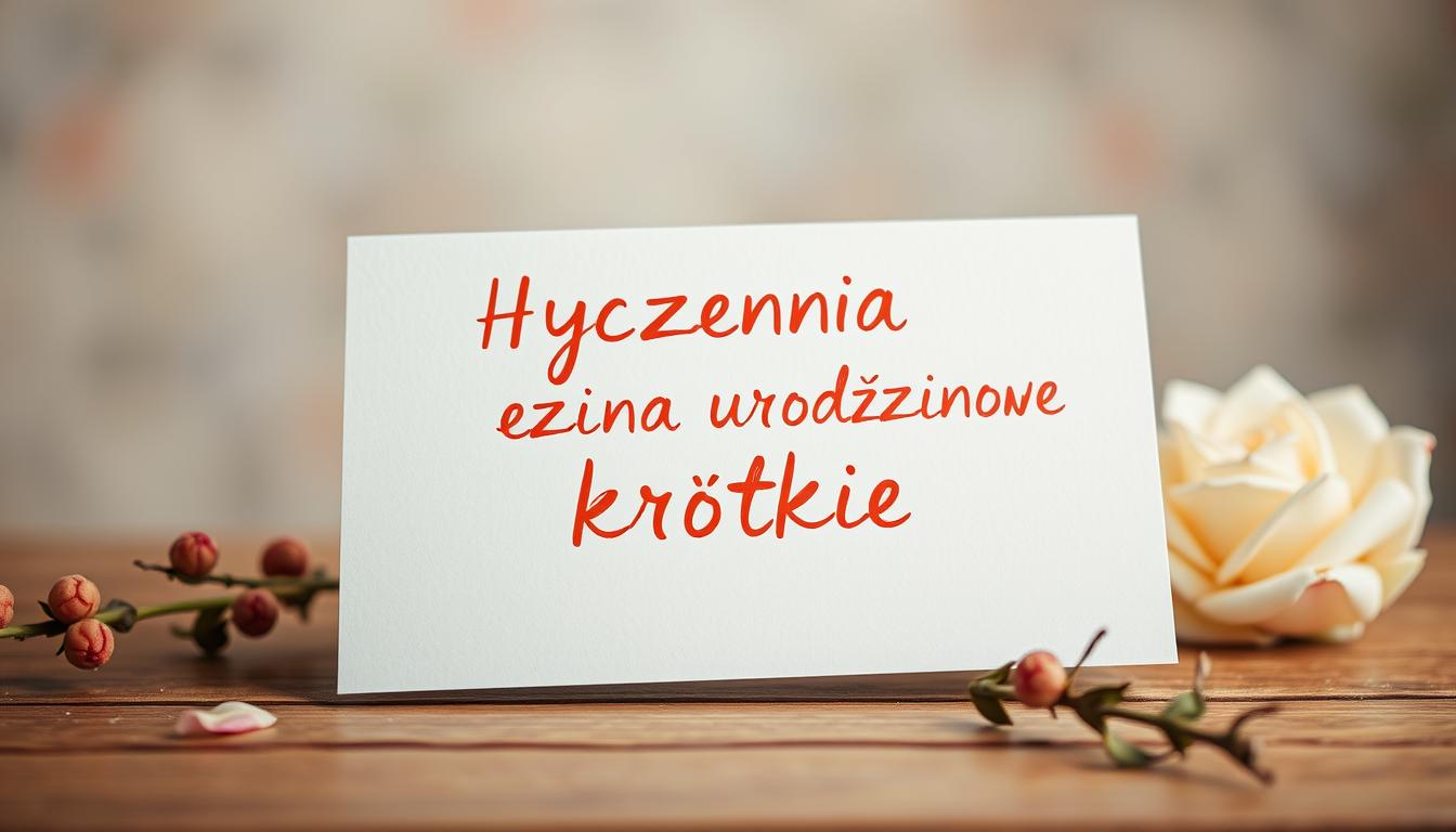 Życzenia urodzinowe krótkie