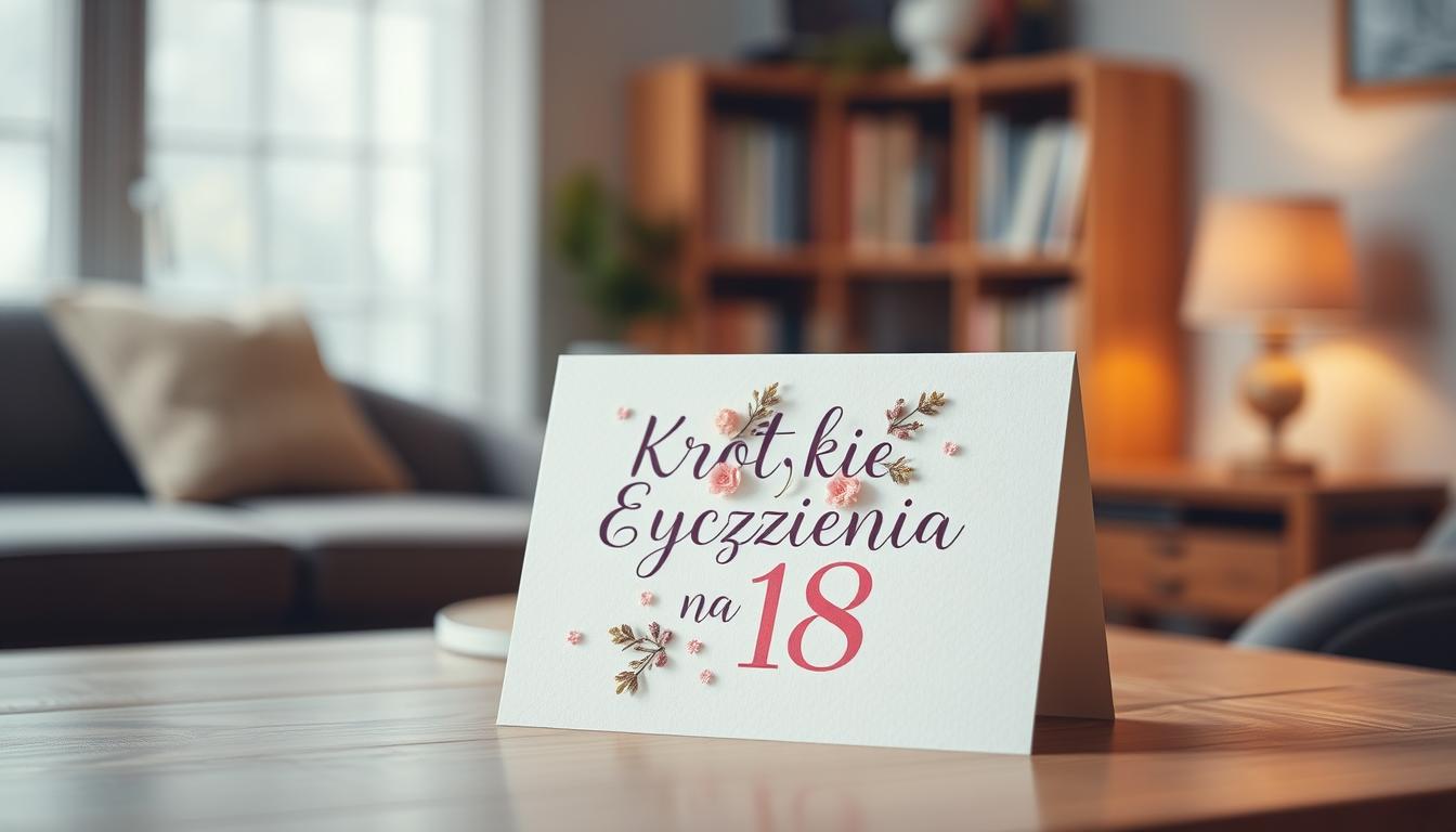 Krótkie życzenia na 18